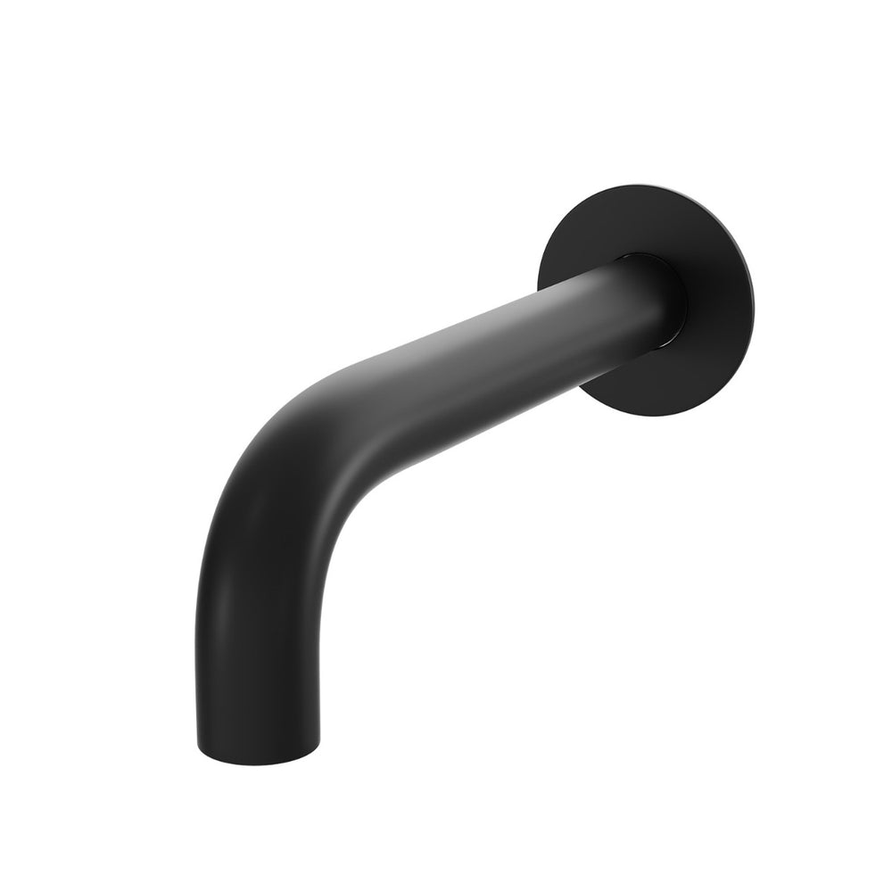 SPIN In Wall Basin Spout Matte Black 200mm