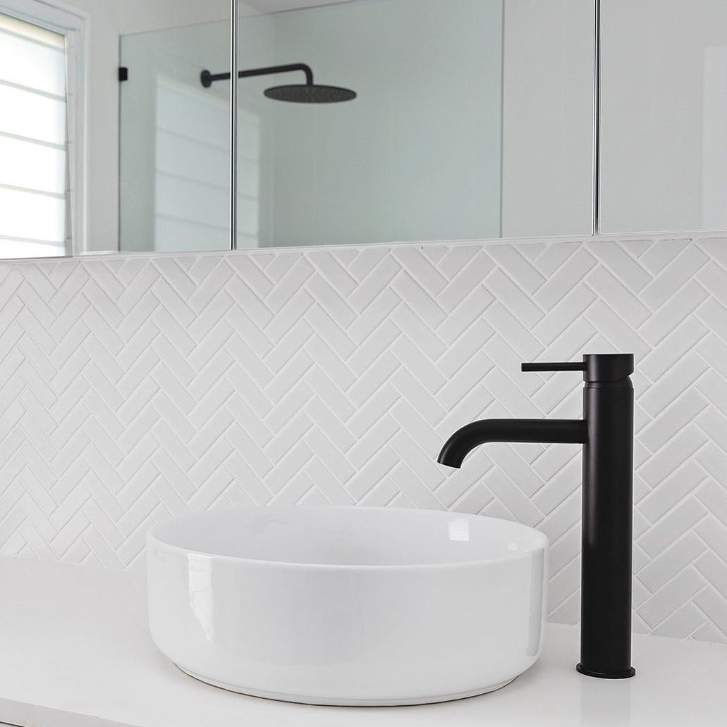 SPIN Tall Basin Mixer Matte Black