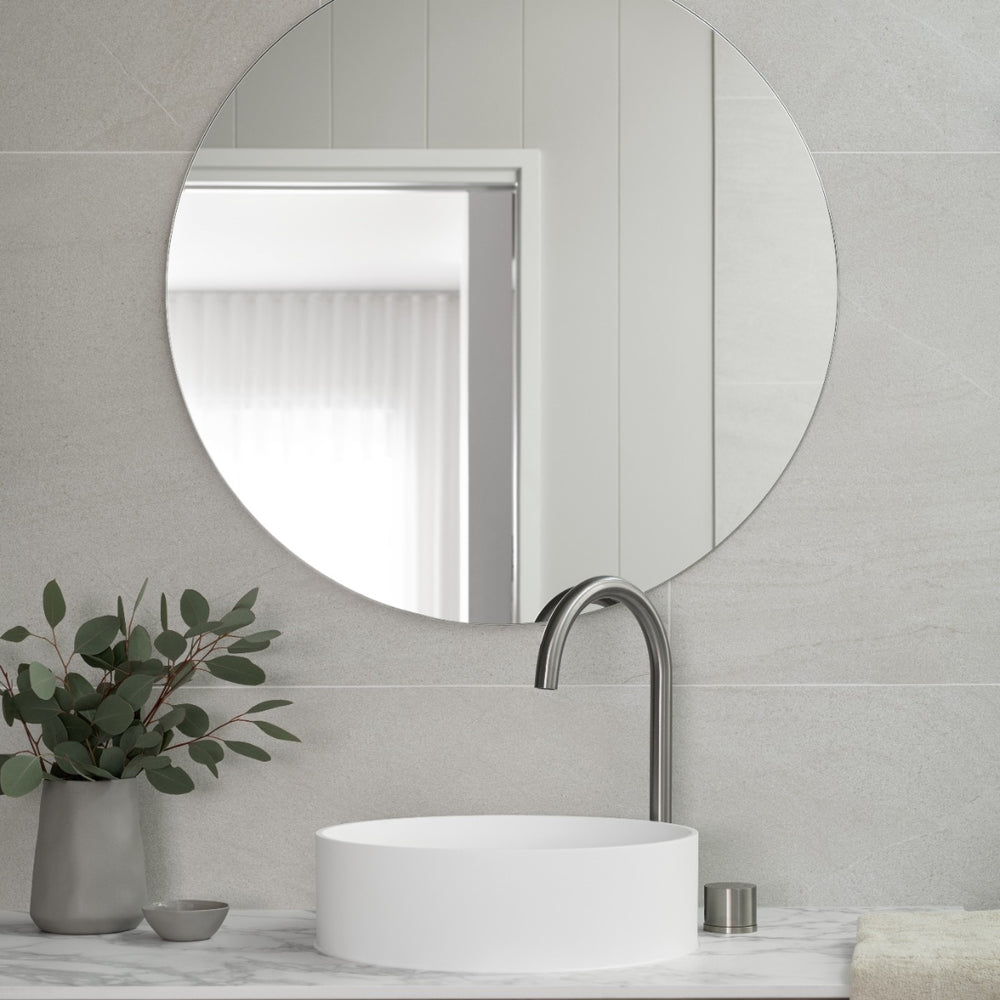 EDEN Solid Surface Bench Mount Basin Matte White