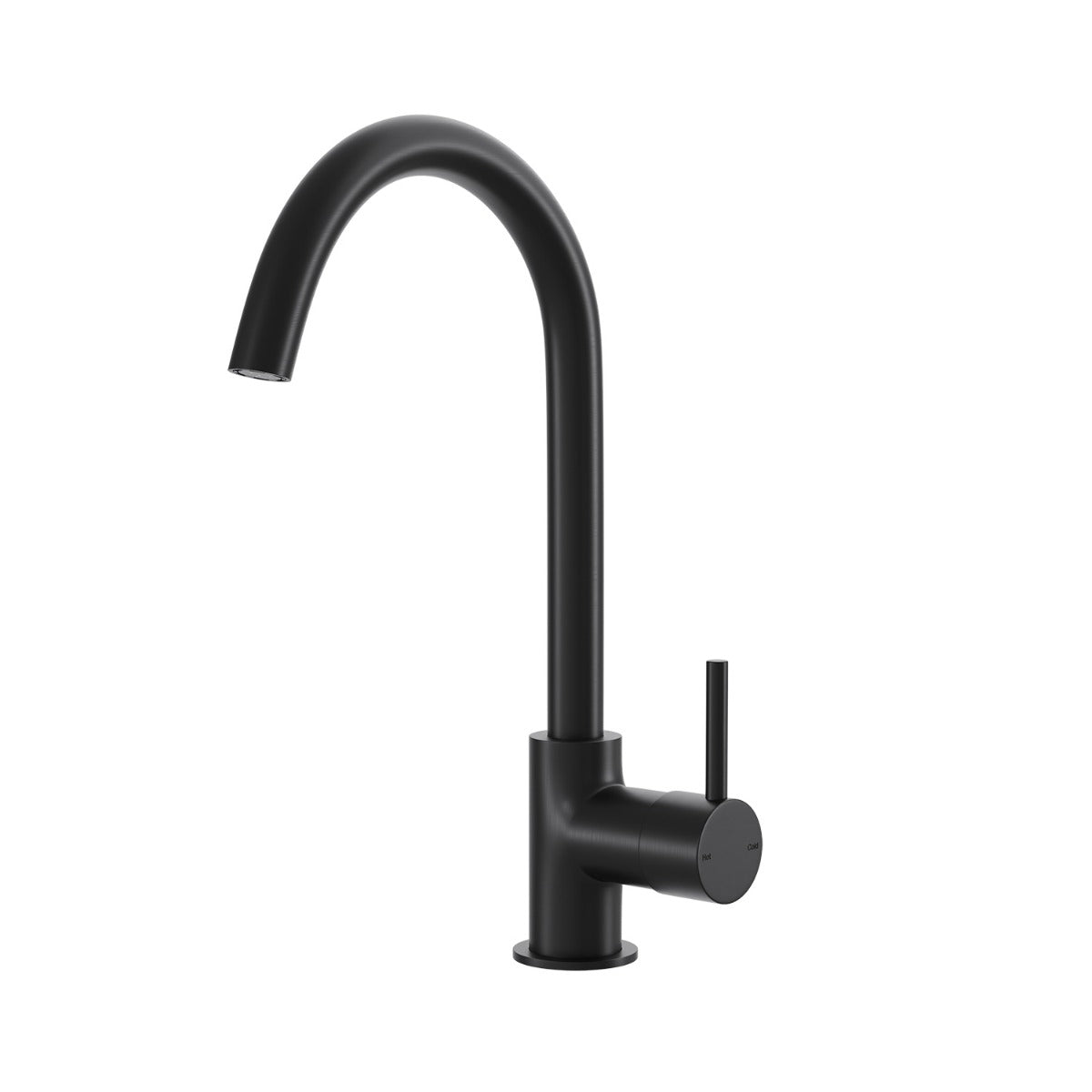 SPIN Gooseneck Sink Mixer Matte Black