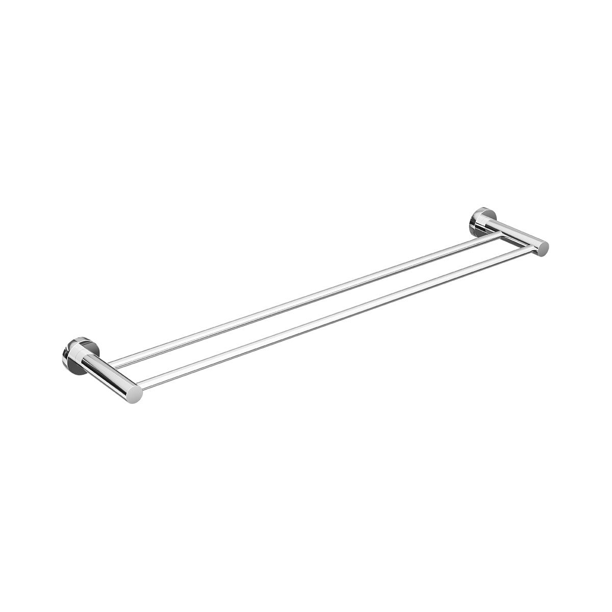 SPIN Double Towel Rail Chrome 600mm