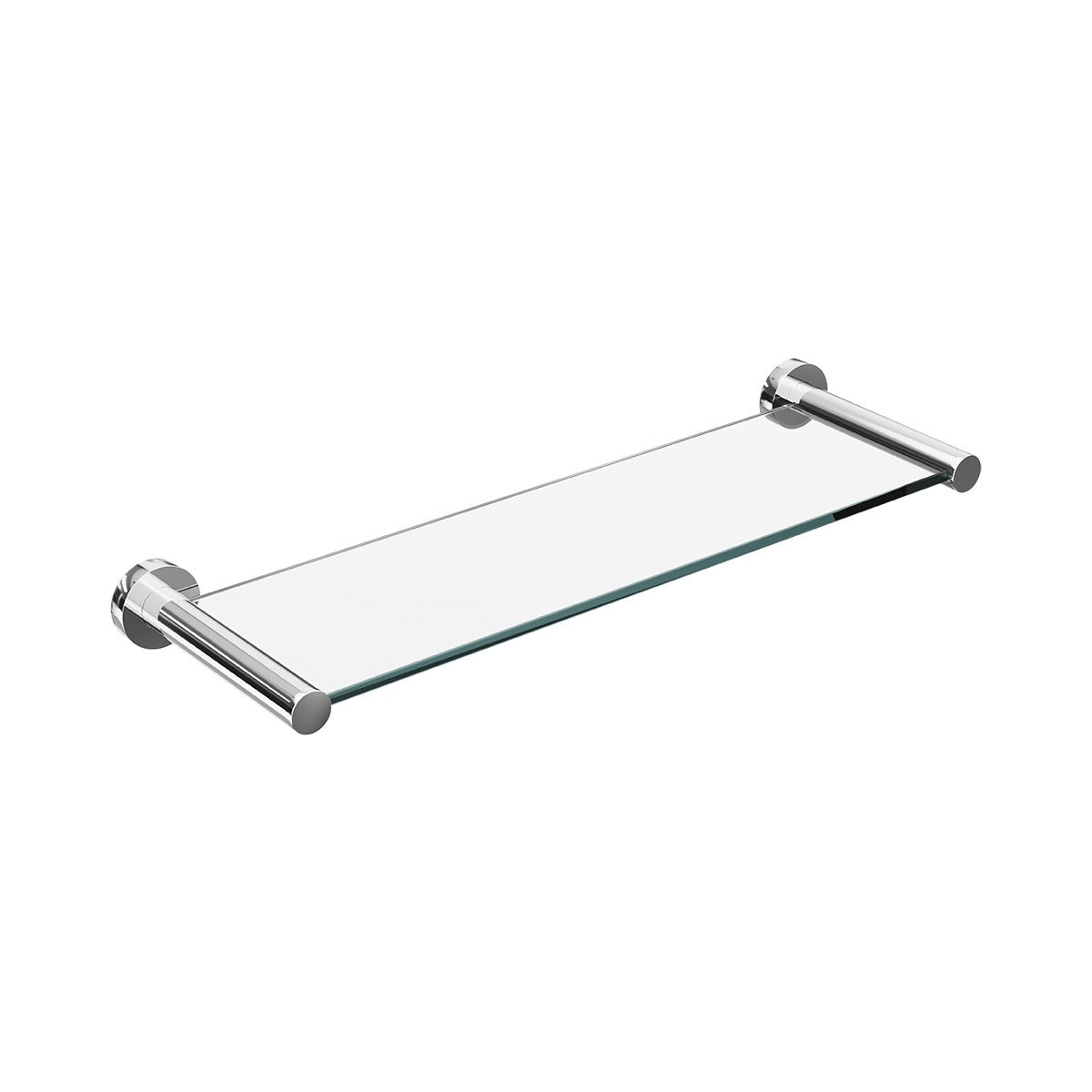 SPIN Glass Shelf Chrome 400mm