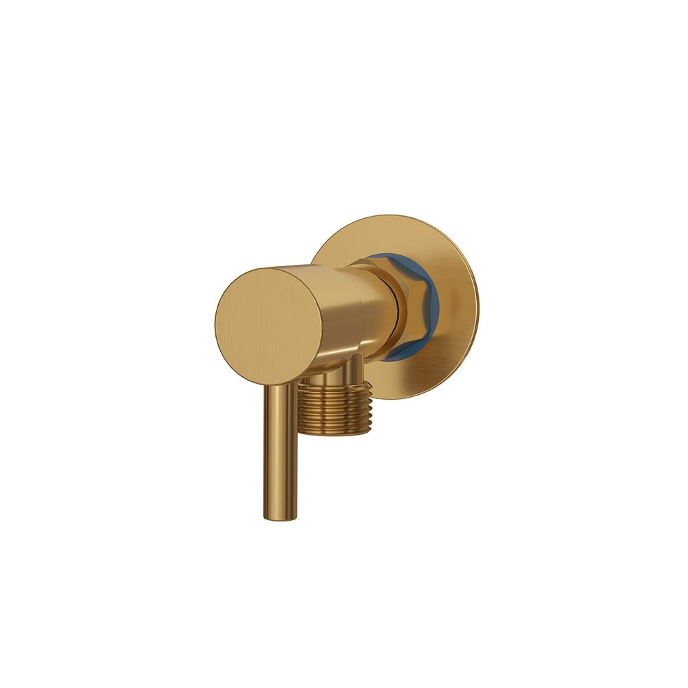 SPIN Mini Cistern Stop Brushed Brass