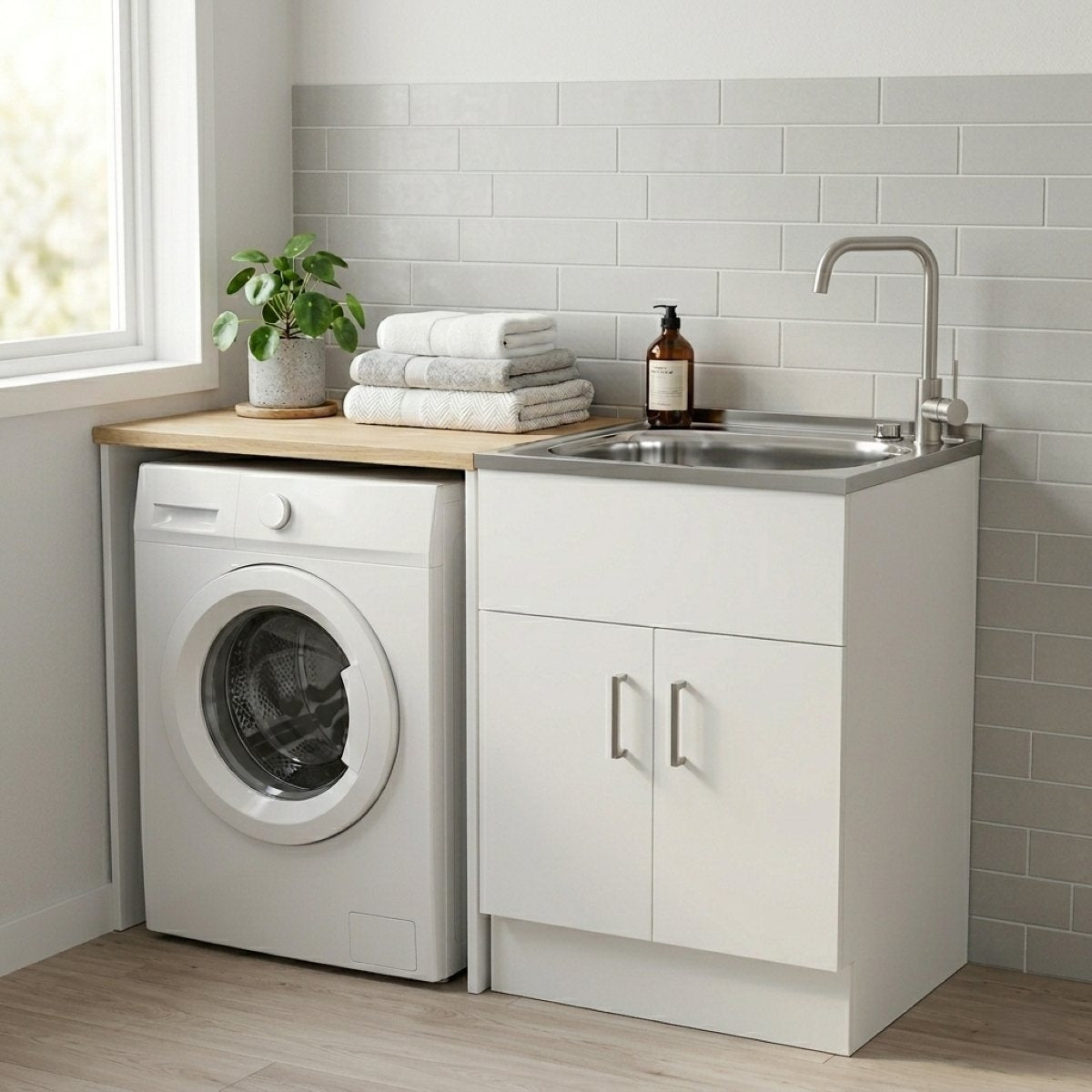 STELLA Laundry Cabinet Kitset