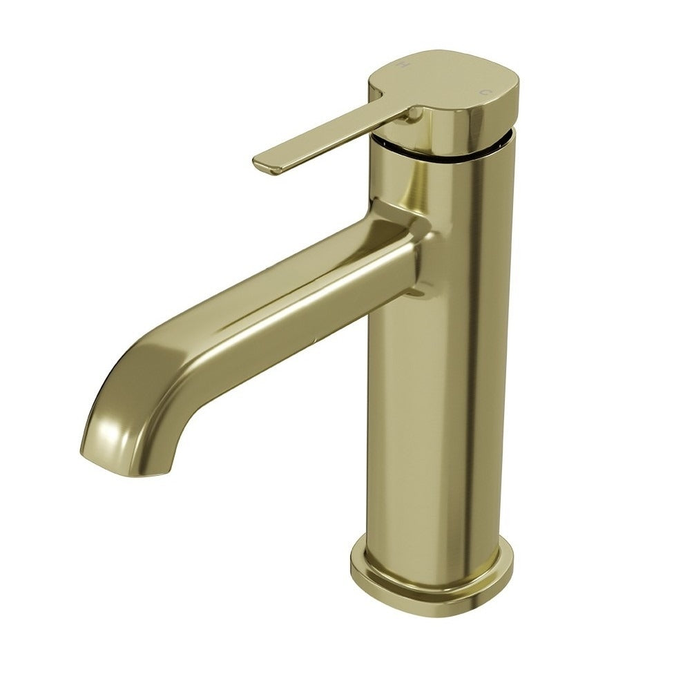 SYMMETRY Basin Mixer Brushed Champagne Gold