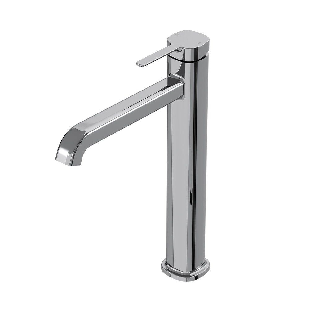 SYMMETRY Tall Basin Mixer Polished Stainless Steel