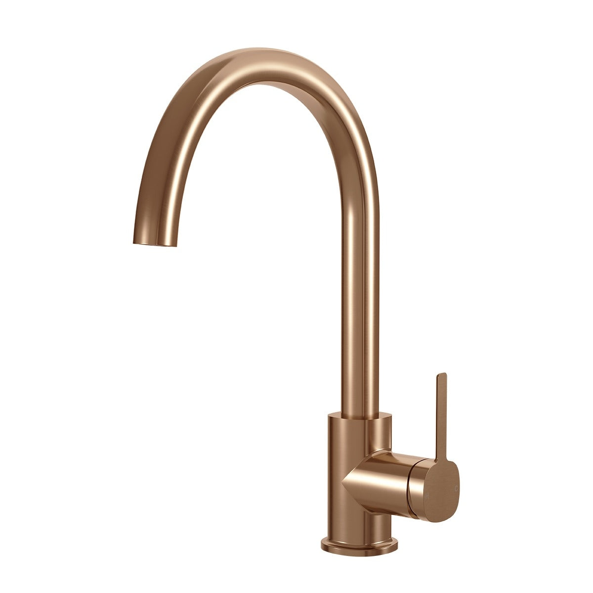 SYMMETRY Gooseneck Sink Mixer Titanium Bronze