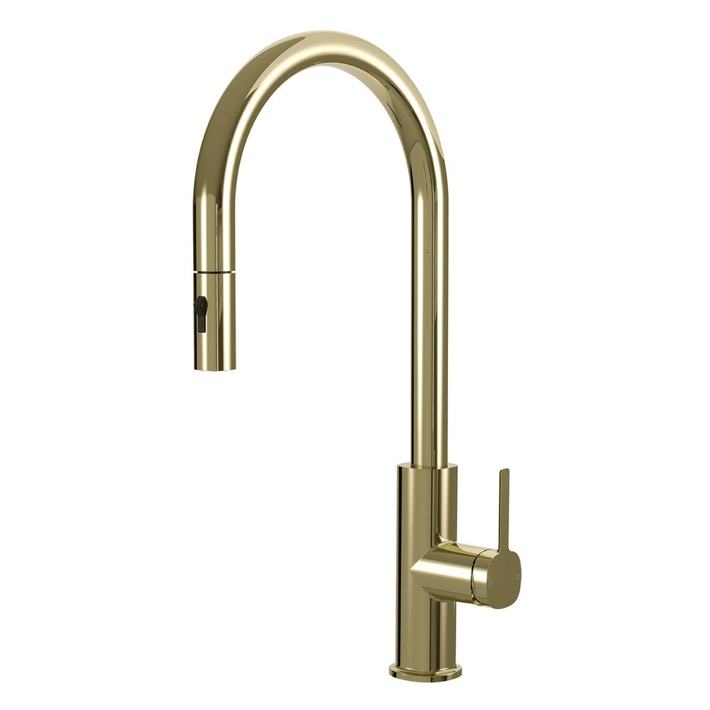 SYMMETRY Pullout Sink Mixer Champagne Gold