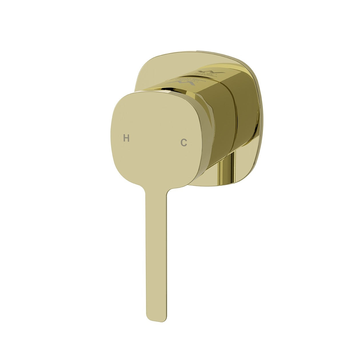 SYMMETRY In Wall Mixer Set Champagne Gold