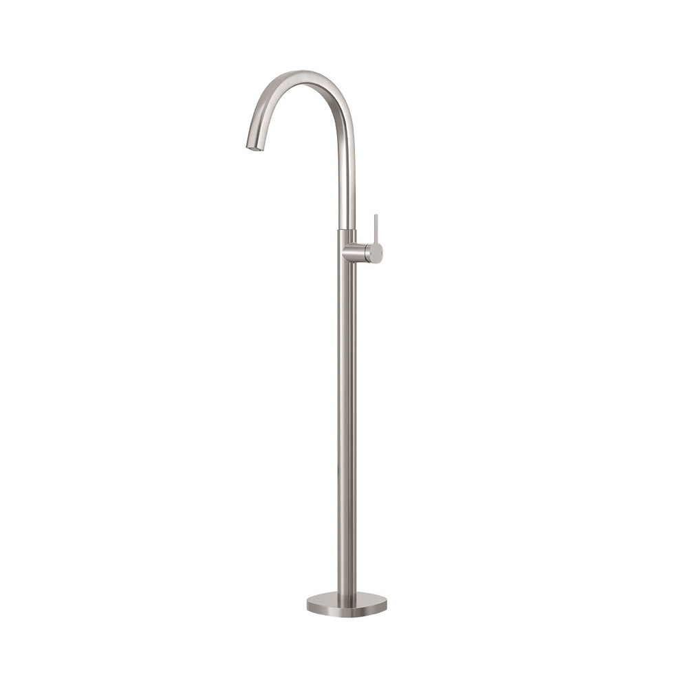 SYMMETRY Freestanding Bath Spout Mixer Brushed Nickel