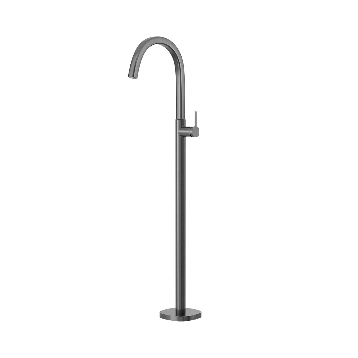 SYMMETRY Freestanding Bath Spout Mixer Gunmetal