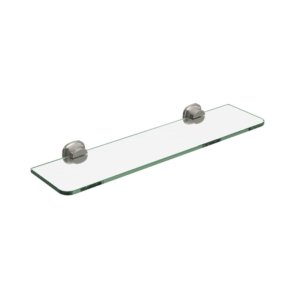 SYMMETRY Glass Shelf 500mm Brushed Nickel