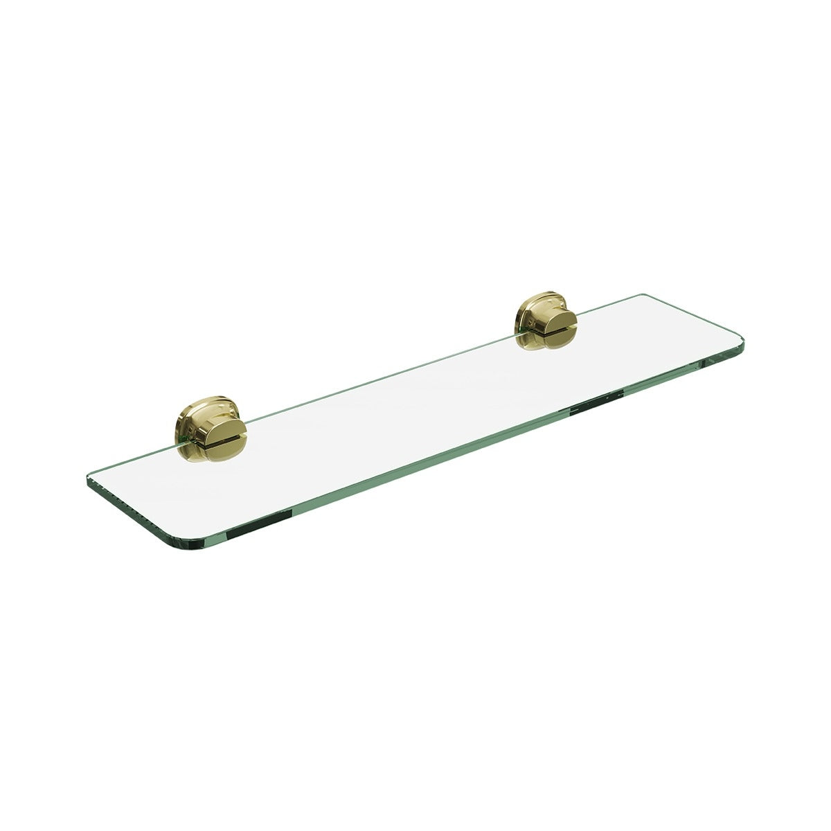 SYMMETRY Glass Shelf 500mm Champagne Gold