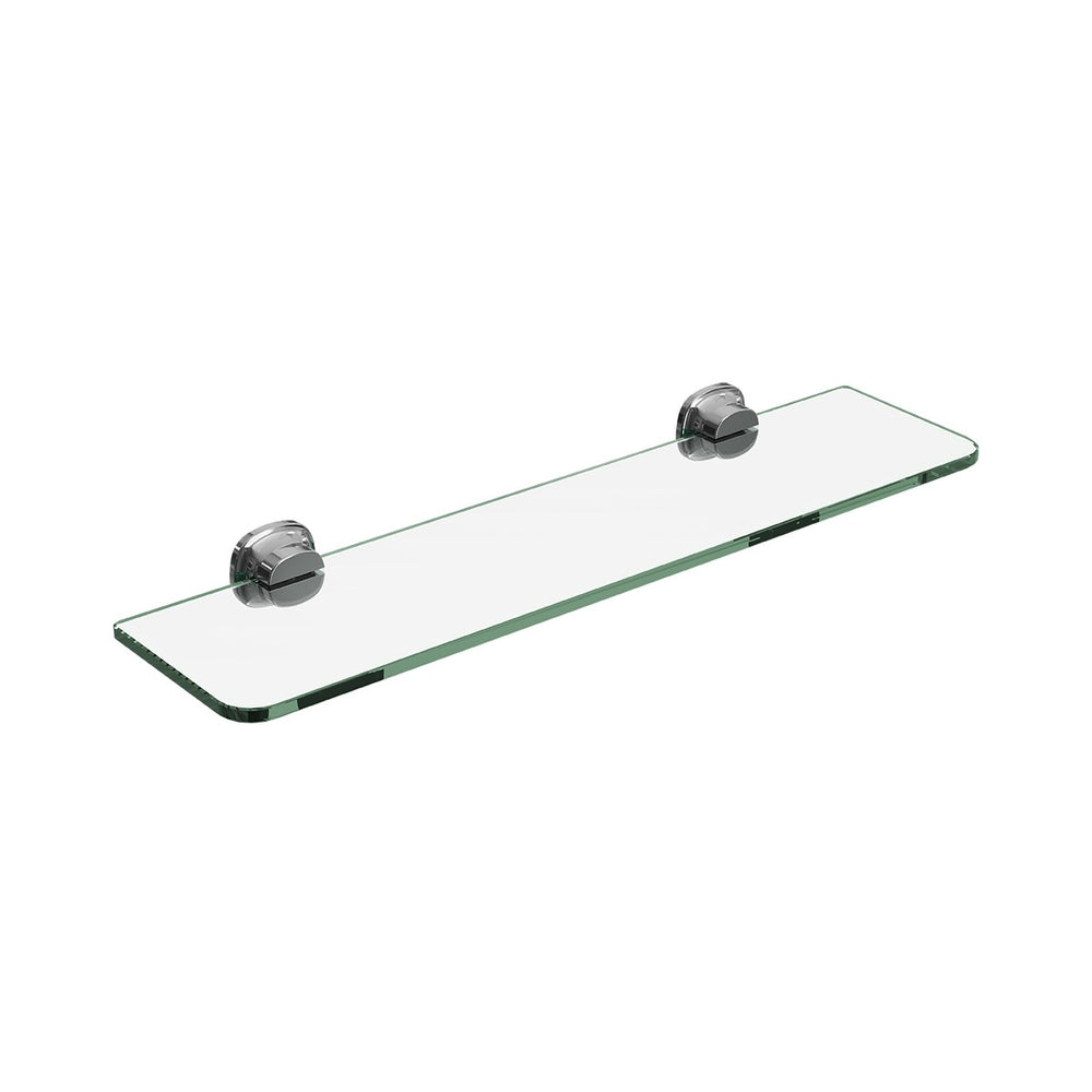 SYMMETRY Glass Shelf 500mm Polished Stainless Steel