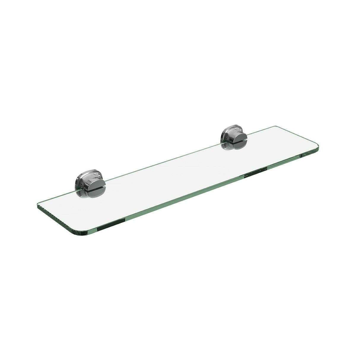 SYMMETRY Glass Shelf 500mm Polished Stainless Steel