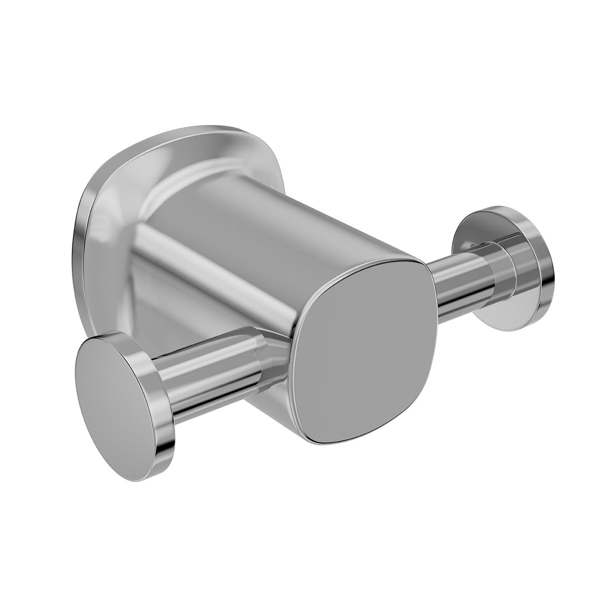 SYMMETRY Double Robe Hook Polished Stainless Steel