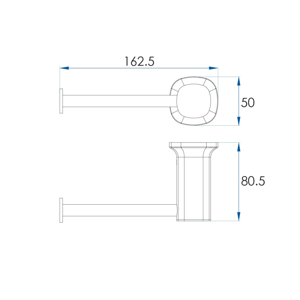 SYMMETRY Toilet Roll Holder Champagne Gold