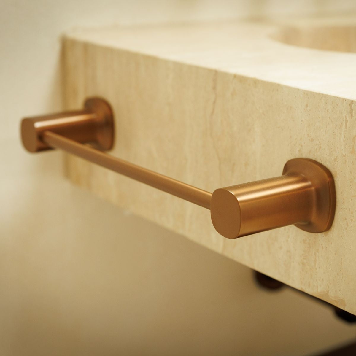 SYMMETRY Hand Towel Holder 300mm Titanium Bronze