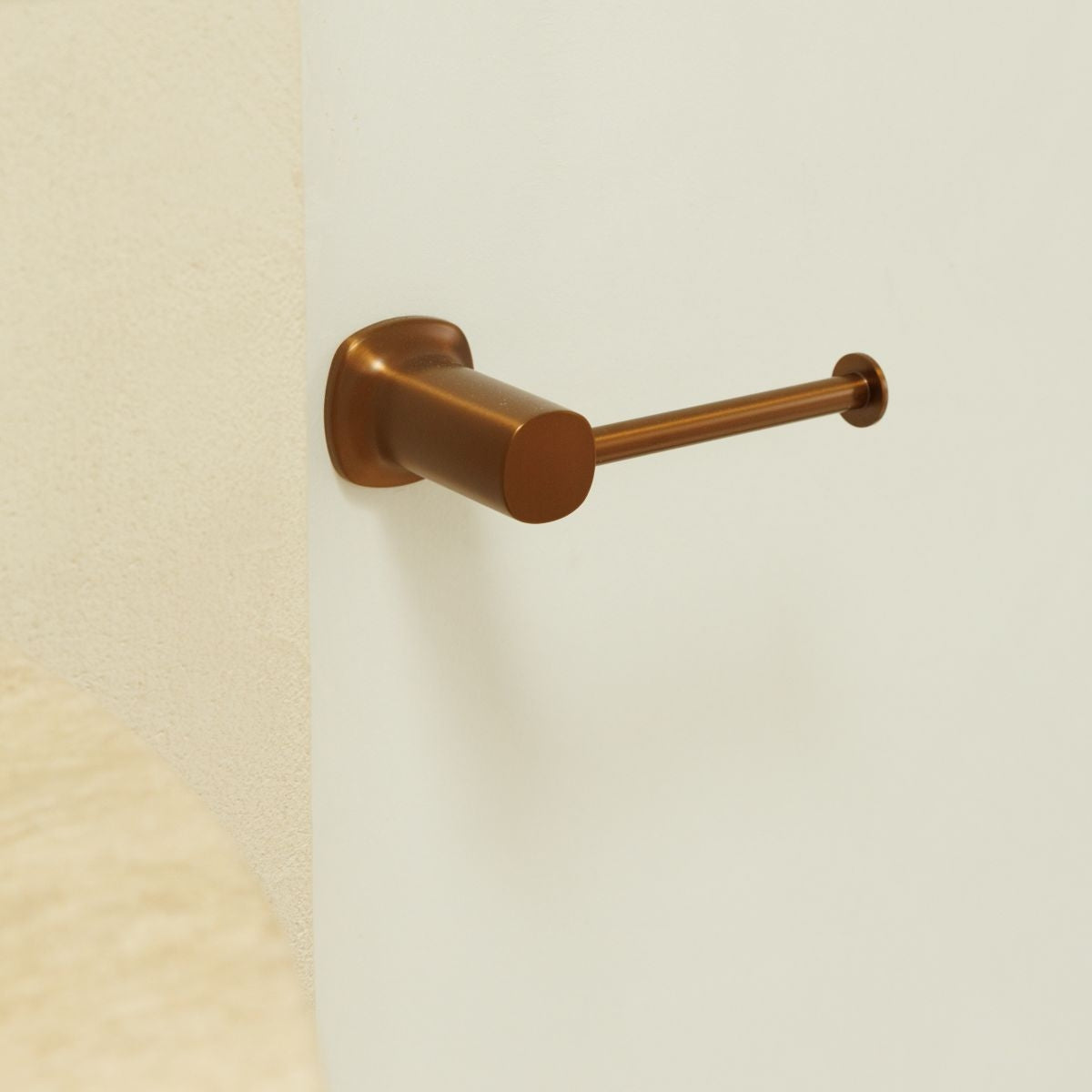 SYMMETRY Toilet Roll Holder Titanium Bronze