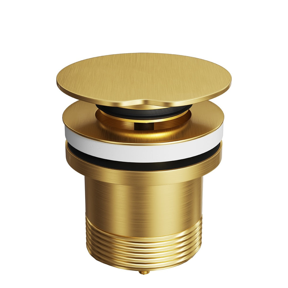 TURN DOWN Basin Waste Brushed Brass 32/40mm