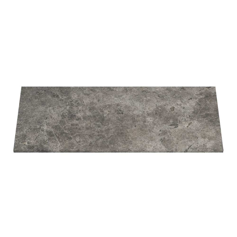 TUNDRA GREY 30mm Thick Marble Stone Top 1205mm