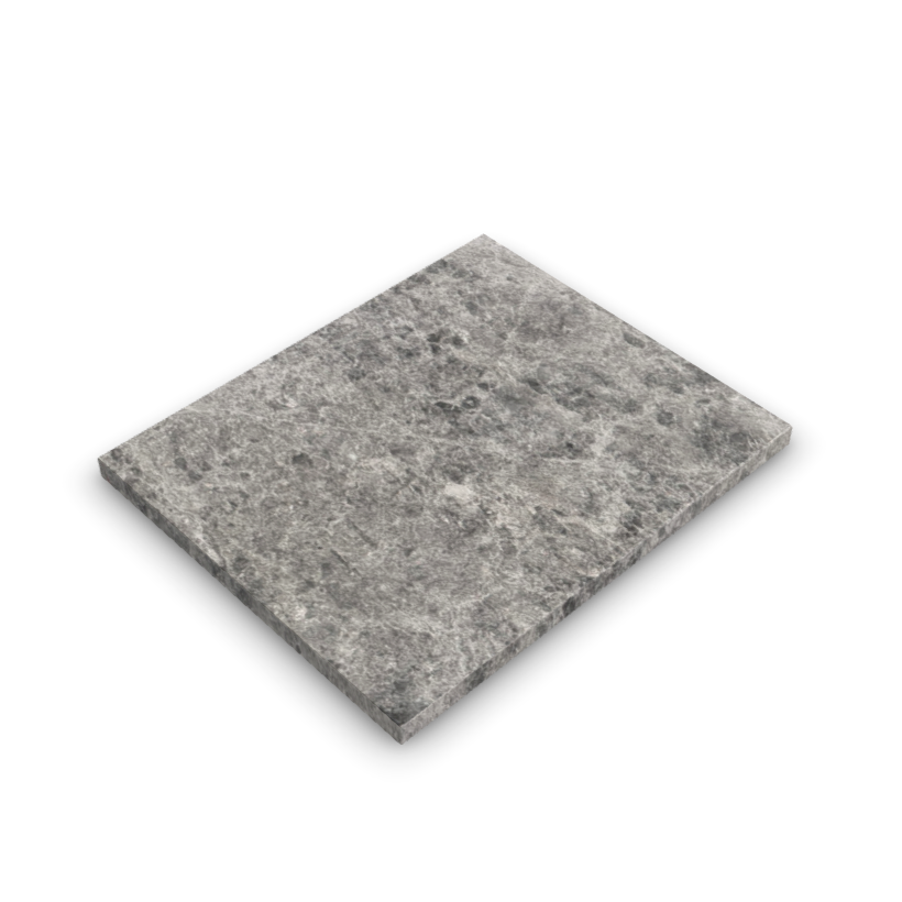 TUNDRA GREY 30mm Thick Marble Stone Top 605mm