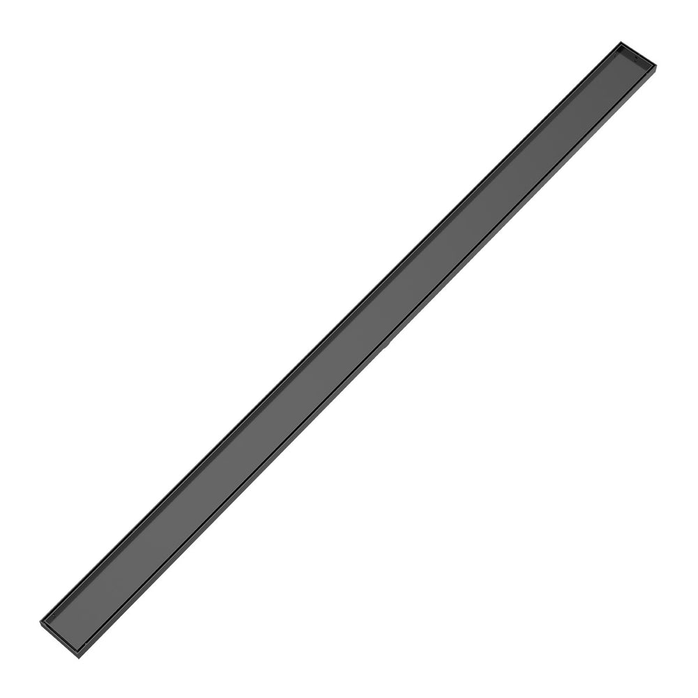 LIDO LINEAR Tile Floor Drain 1800 x 100mm Gunmetal