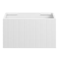 VENICE Wall Hung Vanity 600mm Matte White