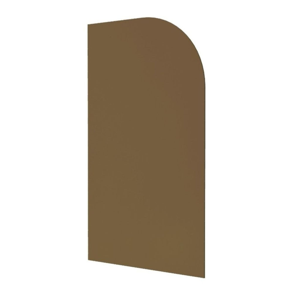 VOGUE Frameless Radius Glass Panel Bronze Tint 1200x2100x10mm
