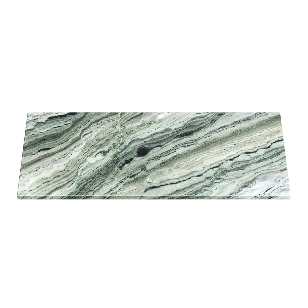 VERDE TEMPEST 30mm Thick Marble Stone Top 1200mm