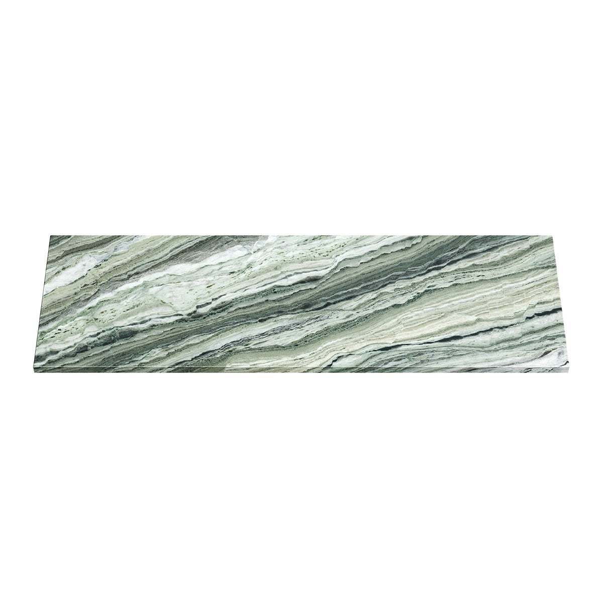 VERDE TEMPEST 30mm Thick Marble Stone Top 1500mm