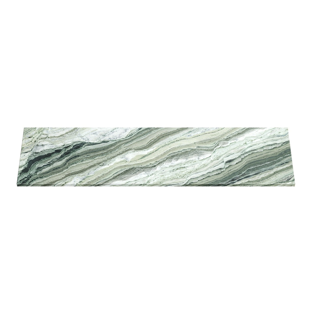 VERDE TEMPEST 30mm Thick Marble Stone Top 1800mm