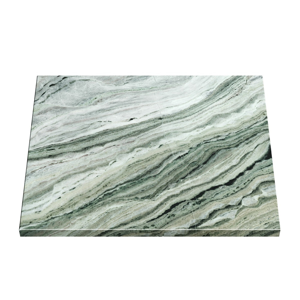 VERDE TEMPEST 30mm Thick Marble Stone Top 600mm