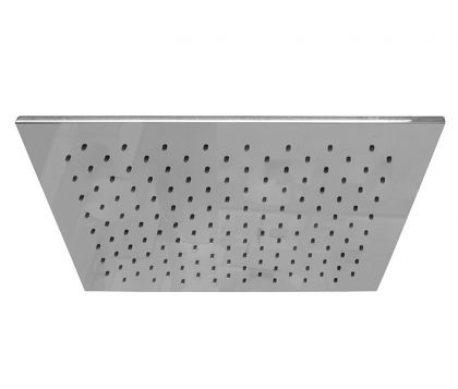 Monsoon Square Slim Shower Head (400mm)
