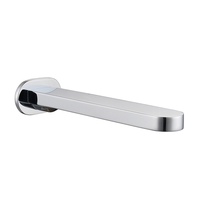 OLLIE In Wall Bath Spout Chrome 200mm Casa Lusso