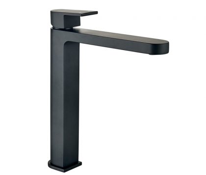 Ollie Tall Basin Mixer Matte Black