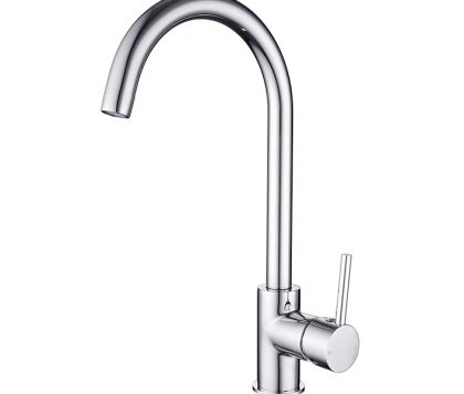 Spin Round Gooseneck Sink Mixer