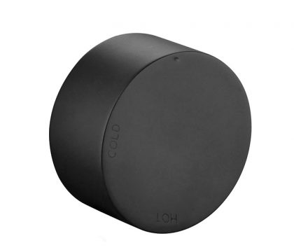 Spin Round Progressive Wall Mixer Matte Black