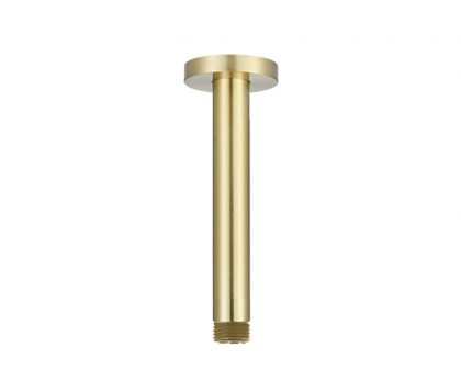 Spin Round Ceiling Dropper 150mm (Brushed Brass) Main Image