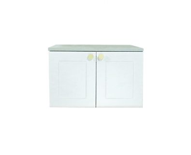OLIVER Wall Hung Hamptons Vanity 600mm Matte White>