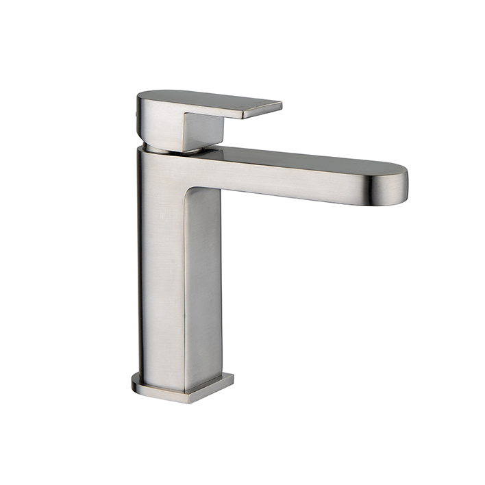 OLLIE Midi Basin Mixer Brushed Nickel Casa Lusso