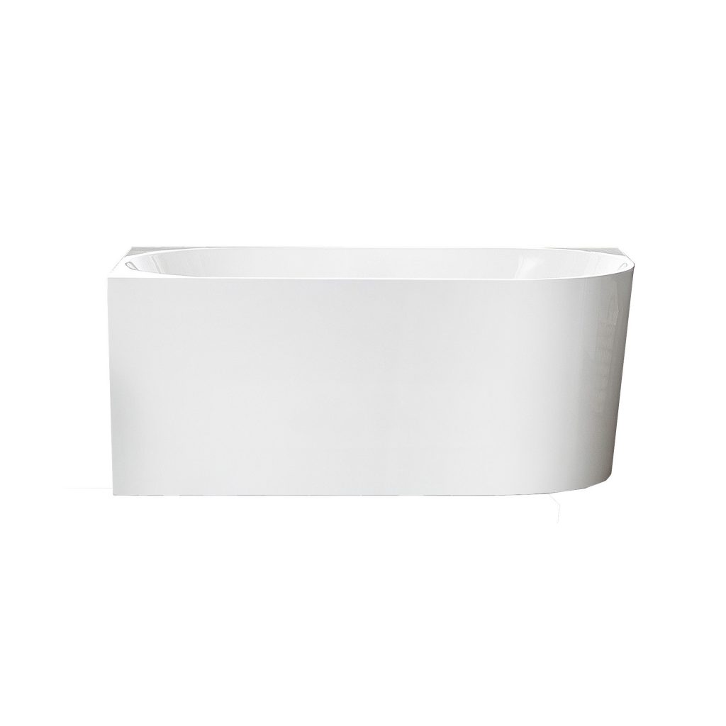 ESSENCE Freestanding Corner Bath LHS Gloss White 1700mm Casa Lusso
