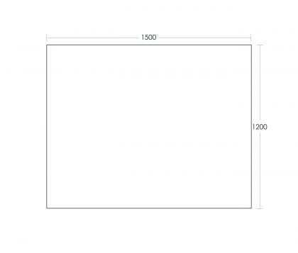 Reflekta Pencil Edge Mirror 1500x1200mm Tech