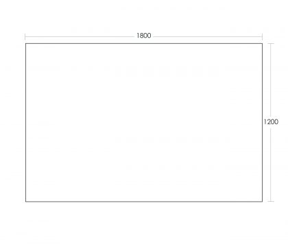 Reflekta Pencil Edge Mirror 1800x1200mm Tech