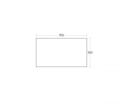 Reflekta Pencil Edge Mirror 900x500mm Tech