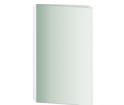 Osca Ceiling Height White Mirrored Cabinet 600mm