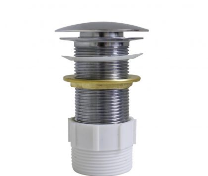 Dome Pop Up Waste Without Overflow 32x80mm (Chrome)