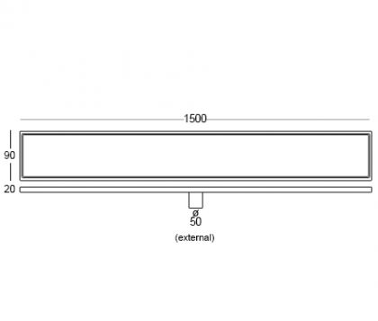 Vecchia Tile Grate 1500mm