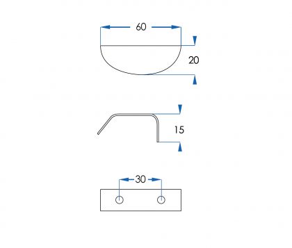 Eden Vanity Round Handle Tech