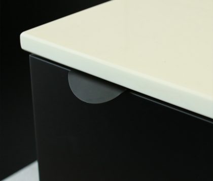 Eden Vanity Round Handle (Matte Black)